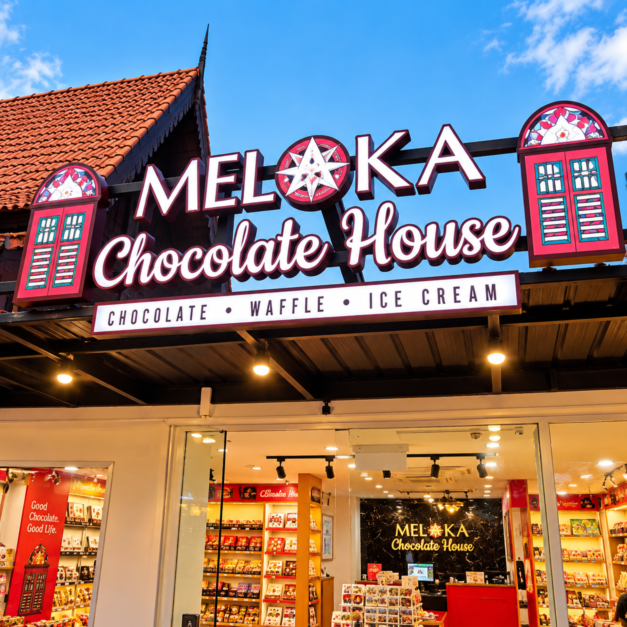 Melaka Chocolate House Exterior